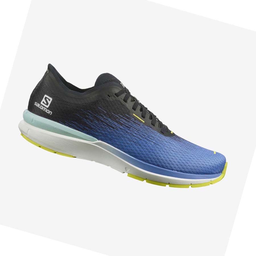 Salomon SONIC 4 Accelerate Erkek Koşu Ayakkabısı Mavi Beyaz | TR 3479ZUT